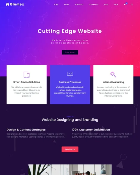 Blumax Site Template