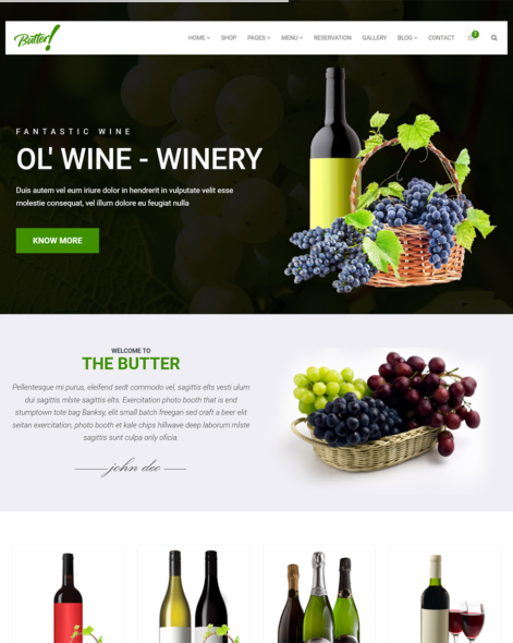 Butter - Professional Restaurant, Bakery, Coffee, Winery and Pizza HTML Layouts - Image 3