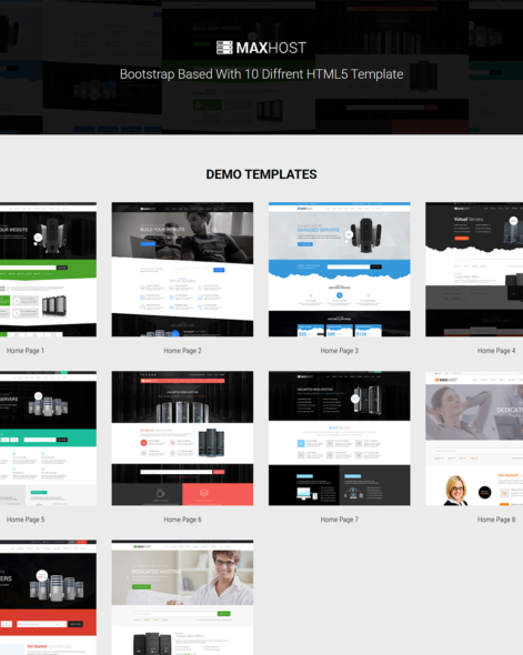 MaxHot - Professional Web Hosting Responsive HTML5 Template