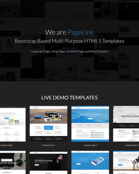 PageLine - Bootstrap Based Multi-Purpose HTML5 Template