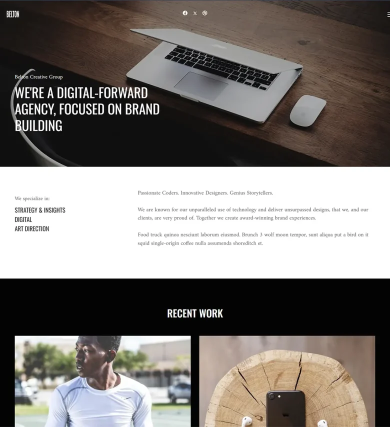 Belton Joomla Template