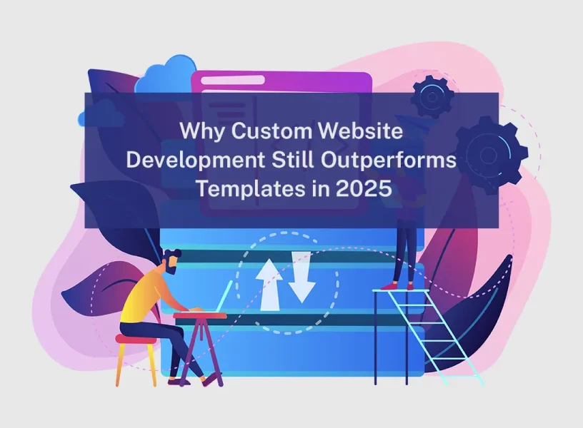 Custom website development vs templates in 2025