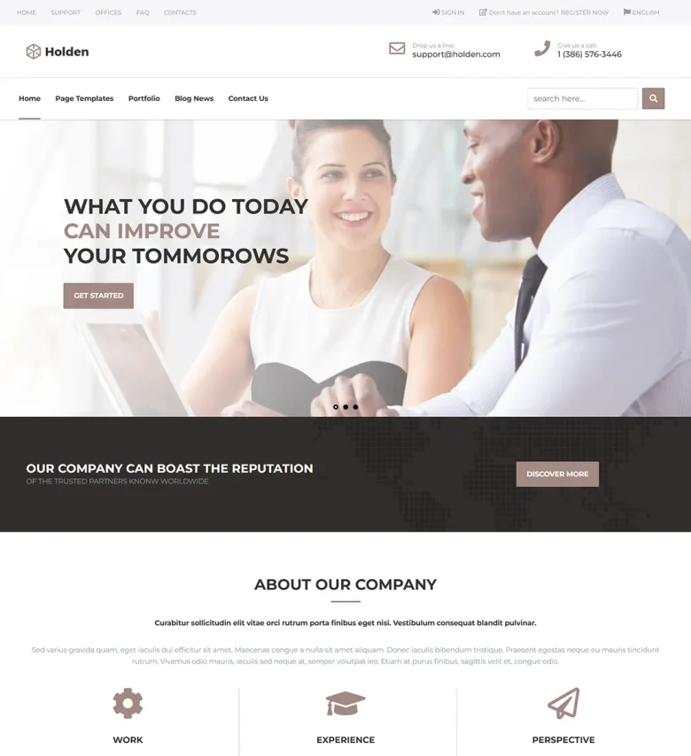 Holden Joomla Template