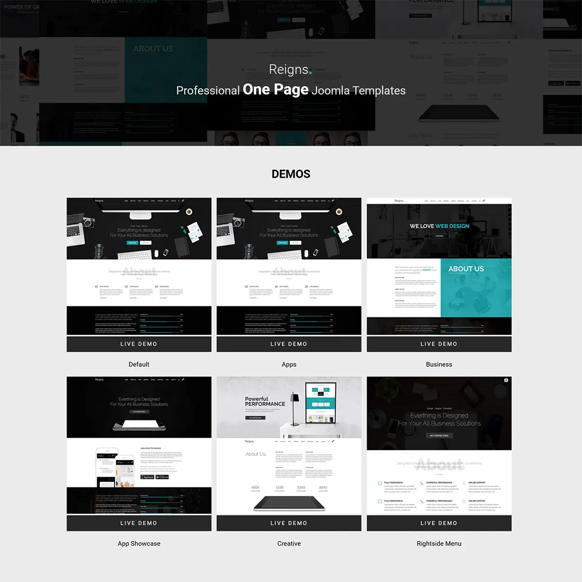 Reigns Joomla Template
