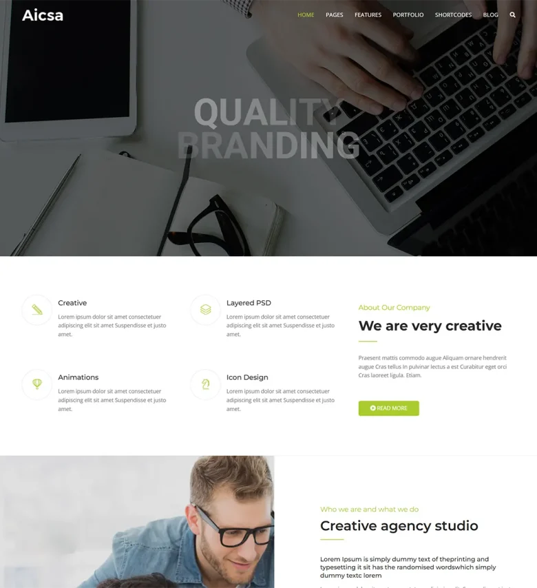 Aicsa - Joomla 5 Responsive Multipurpose Website Template