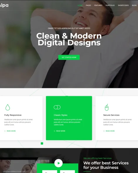 Alpa | Joomla 5 Responsive Multipurpose Template