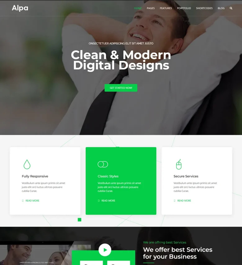 Alpa | Joomla 5 Responsive Multipurpose Template