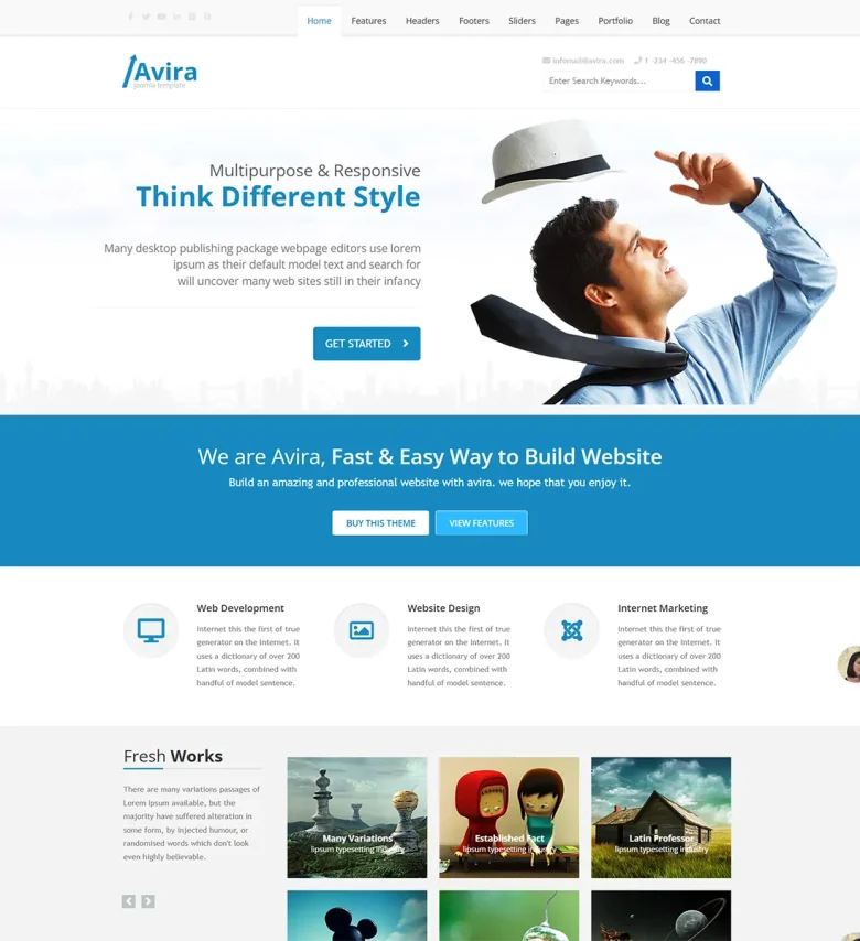 Avira - Responsive Multipurpose Joomla 5 Template