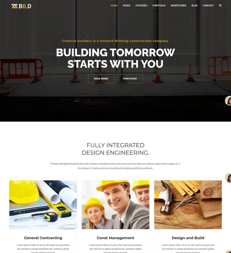 Bild | Building, Construction Joomla 5 Template