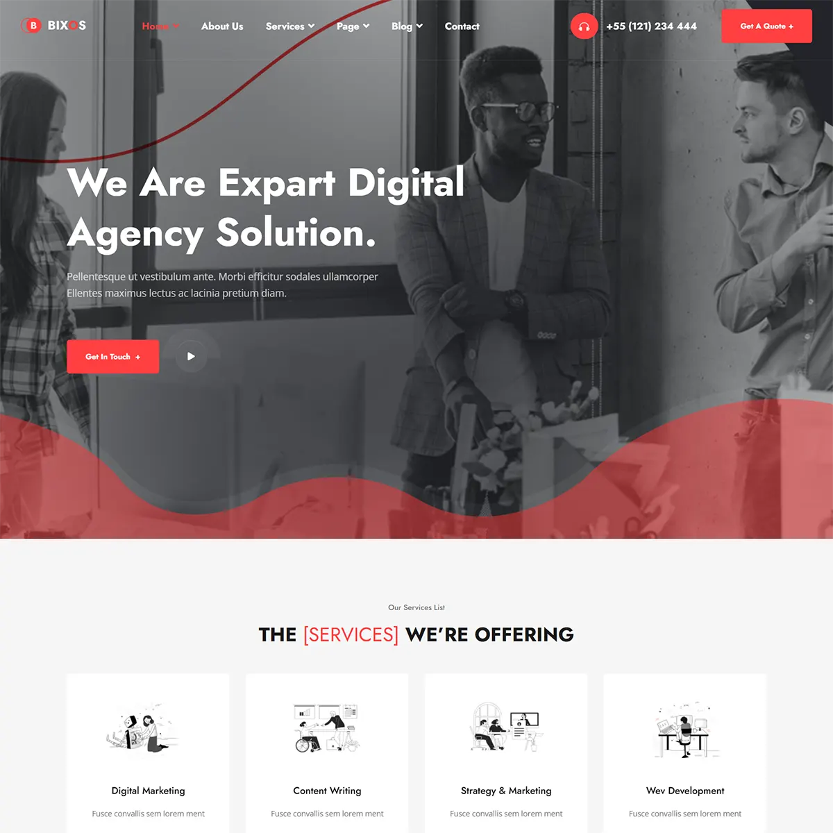 Bixos - Joomla 5 Business & Digital Agency Template