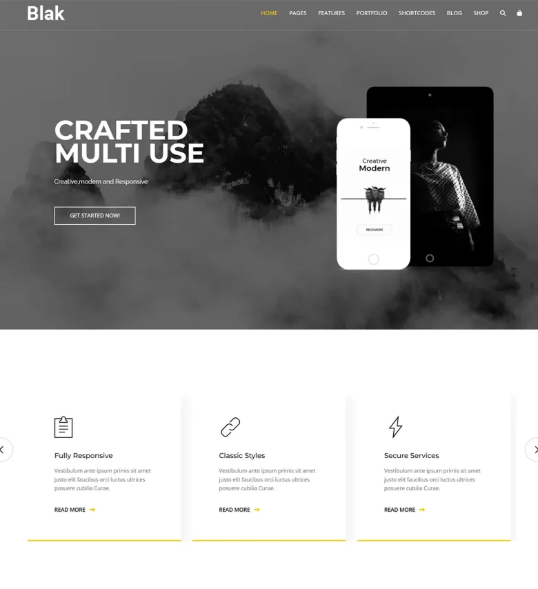 Blak - Joomla 5 Responsive MultiPurpose Website Template