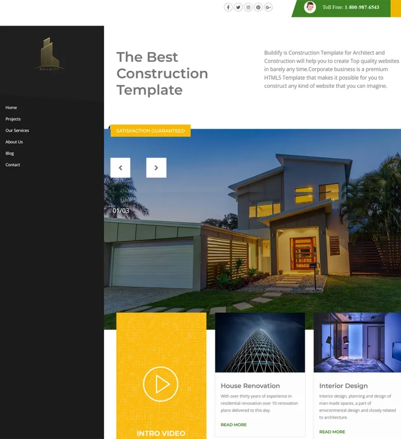 Buildify - Joomla 5 Construction / Industry / Factory Template