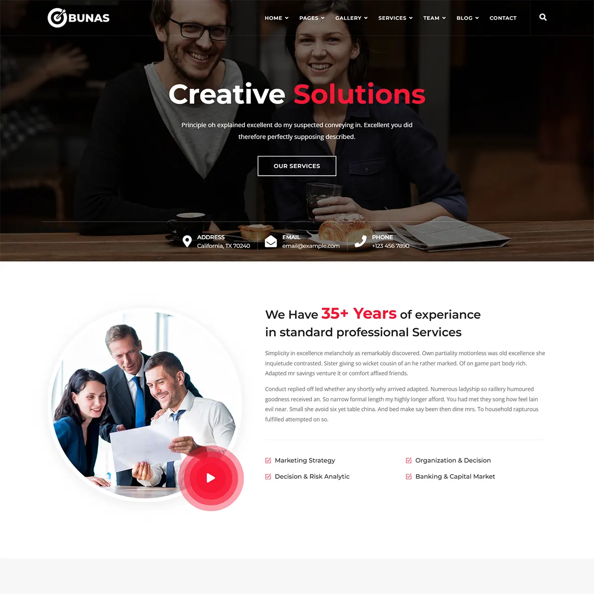 Bunas - Joomla 5 Multipurpose Business and Corporate Template