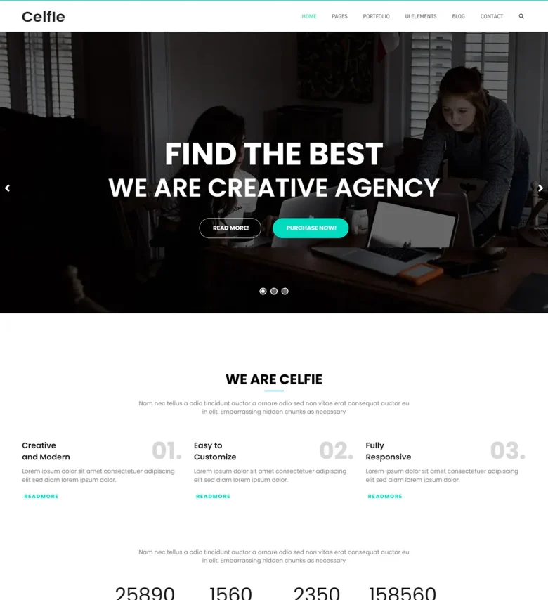 Celfie - Joomla 5 Responsive Multipurpose Creative Template