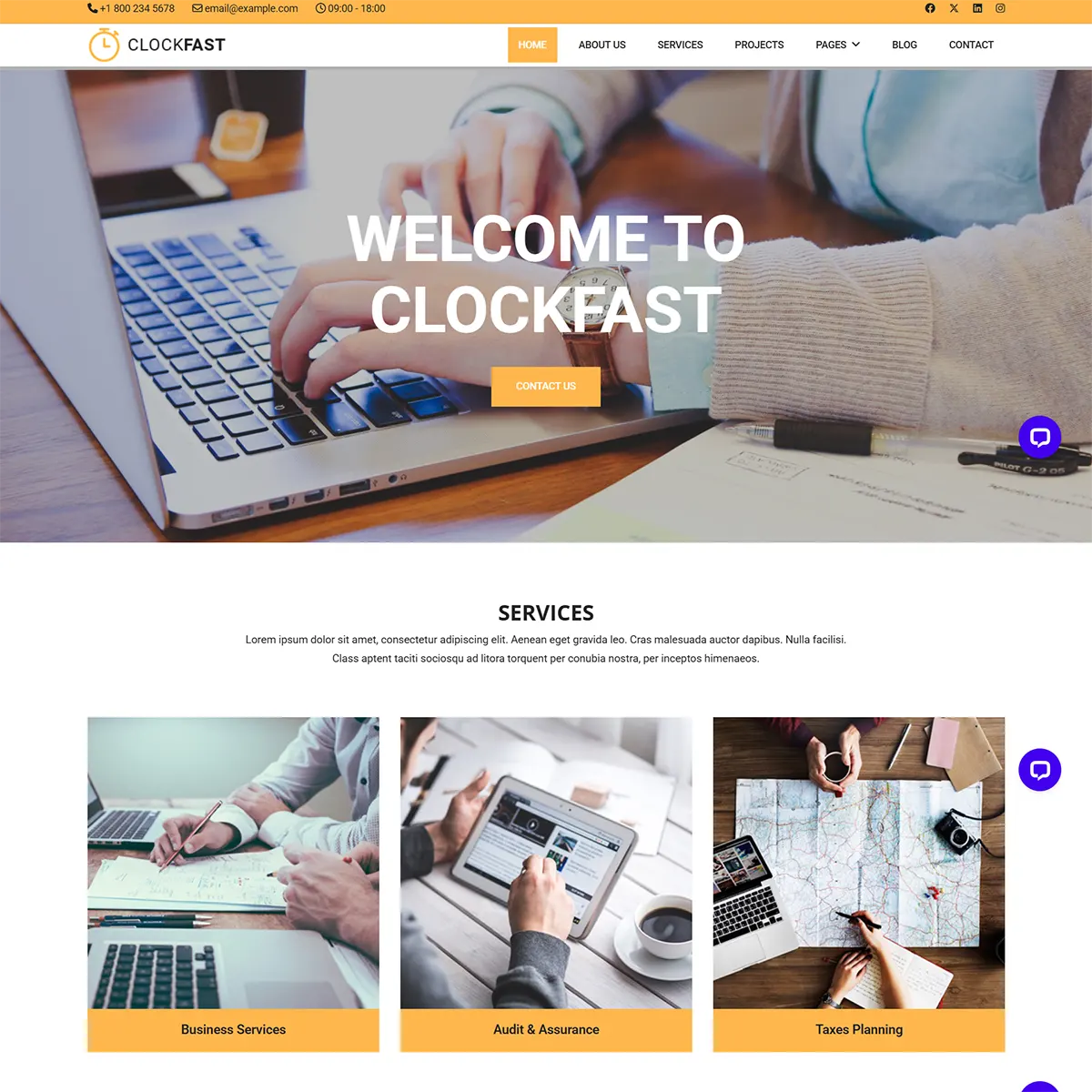 ClockFast - Multipurpose Responsive Joomla 5 Template
