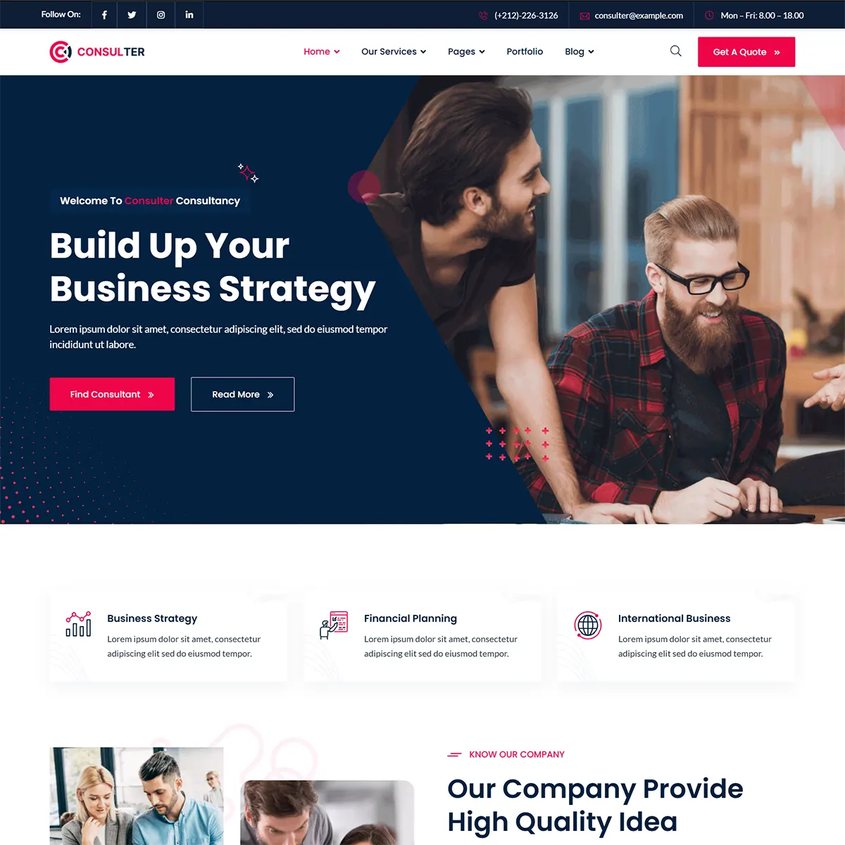 Consulter – Joomla 5 Business Consulting Template