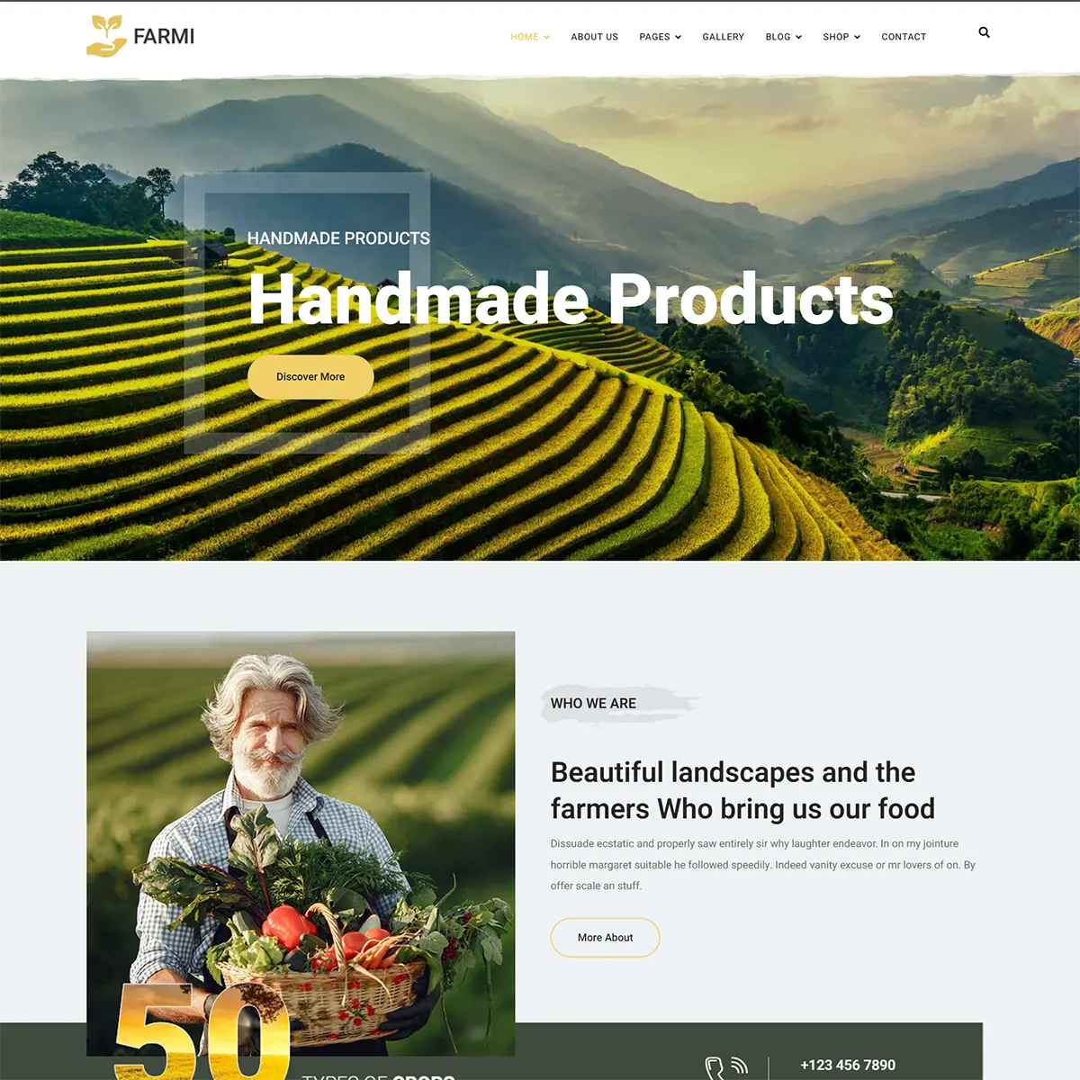 Farmi - Joomla 5 Organic Farm Agriculture Template | Farmer