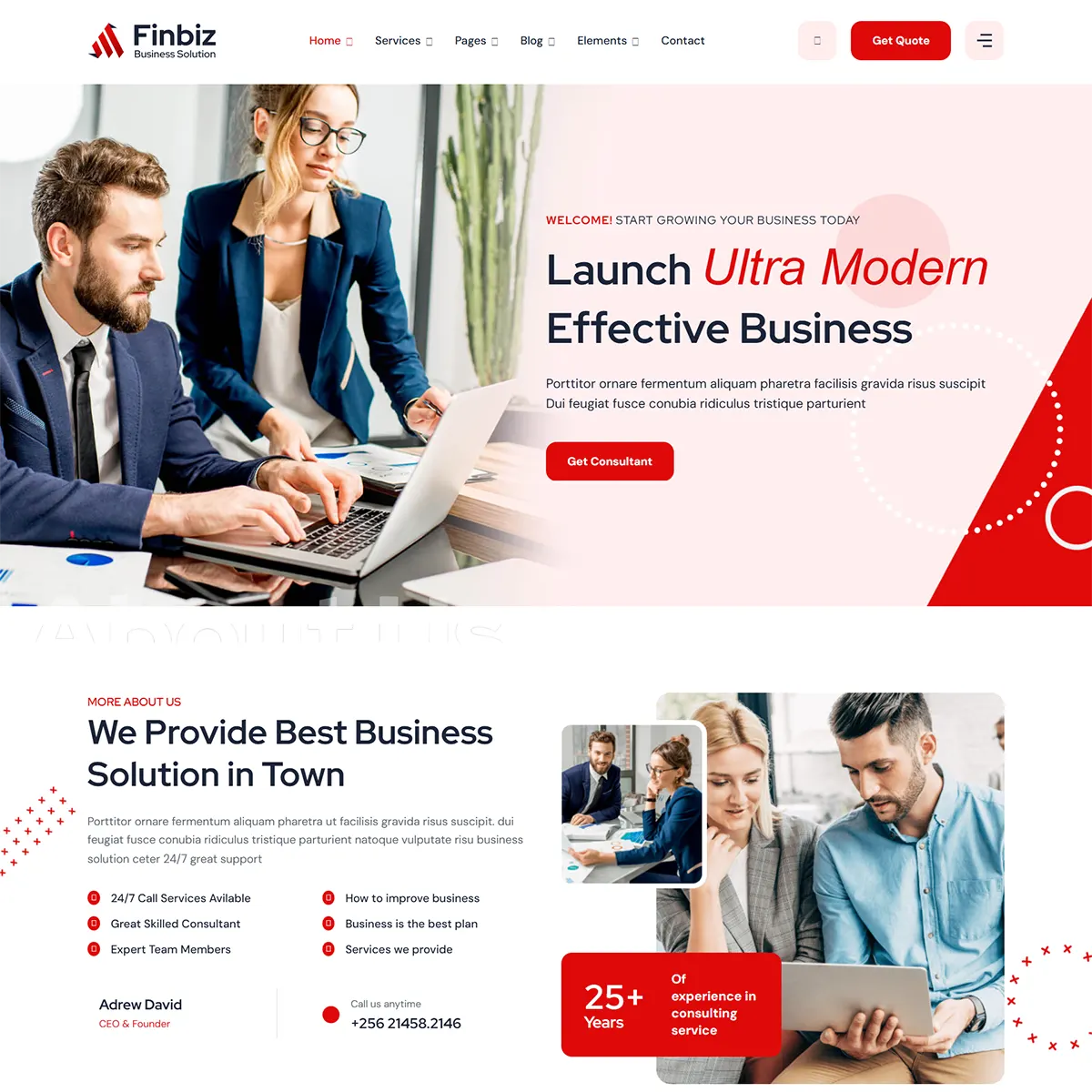 Finbiz - Joomla 5 Consulting Business Template | Consultant