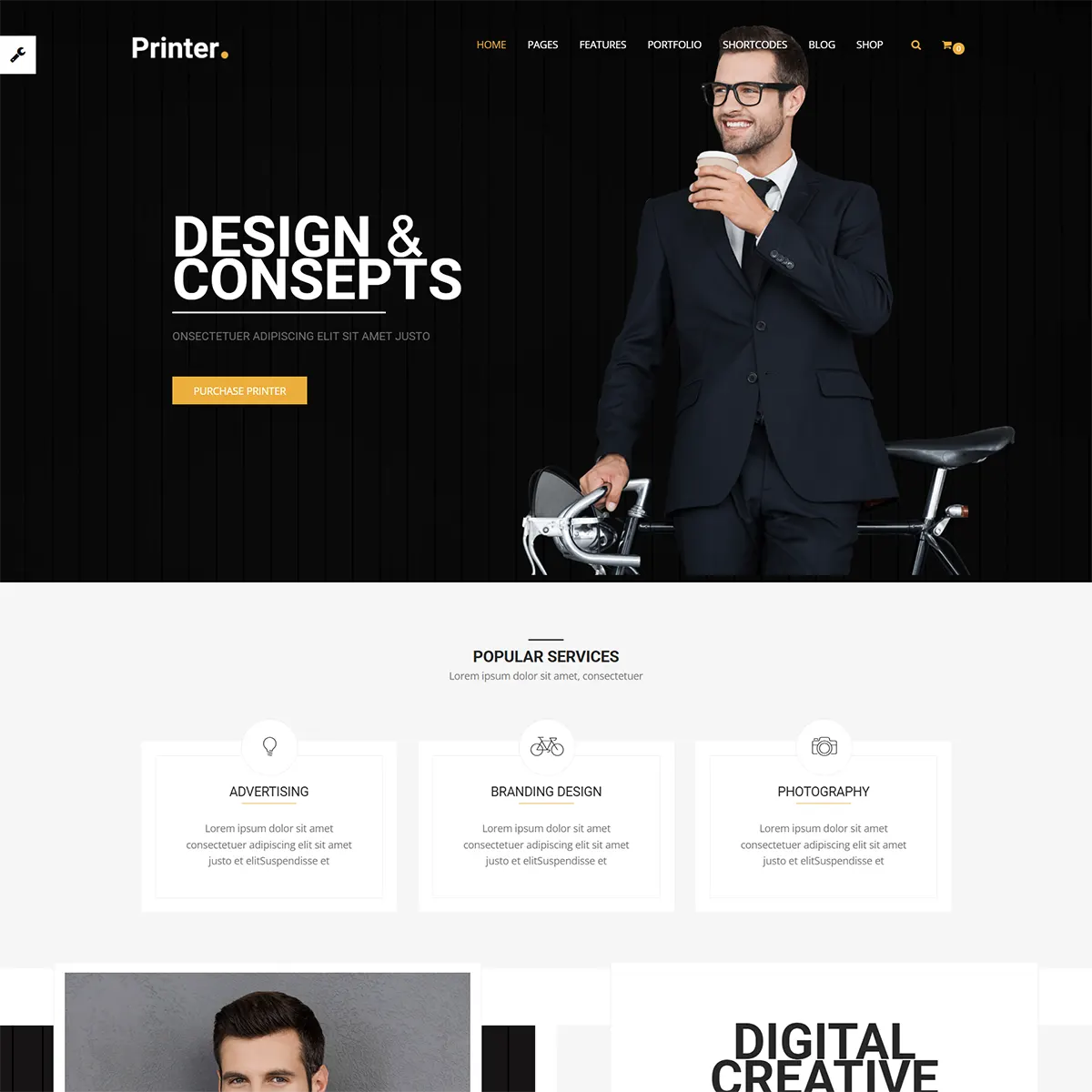 Printer - Responsive Multipurpose Joomla Template
