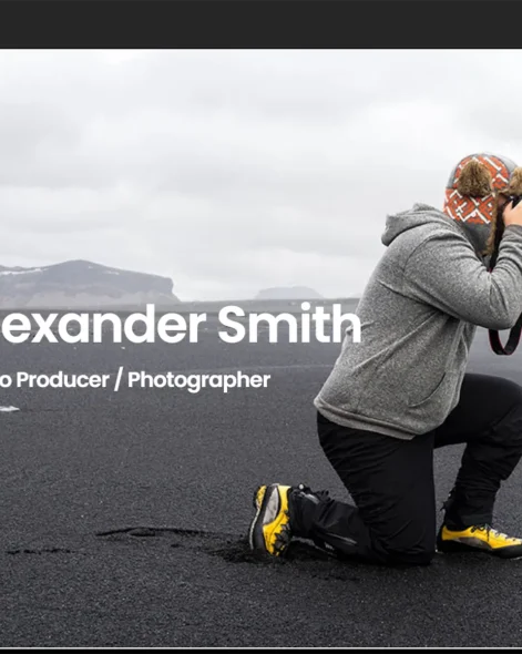 Sobre | Joomla 5 Minimal Photography Portfolio Template