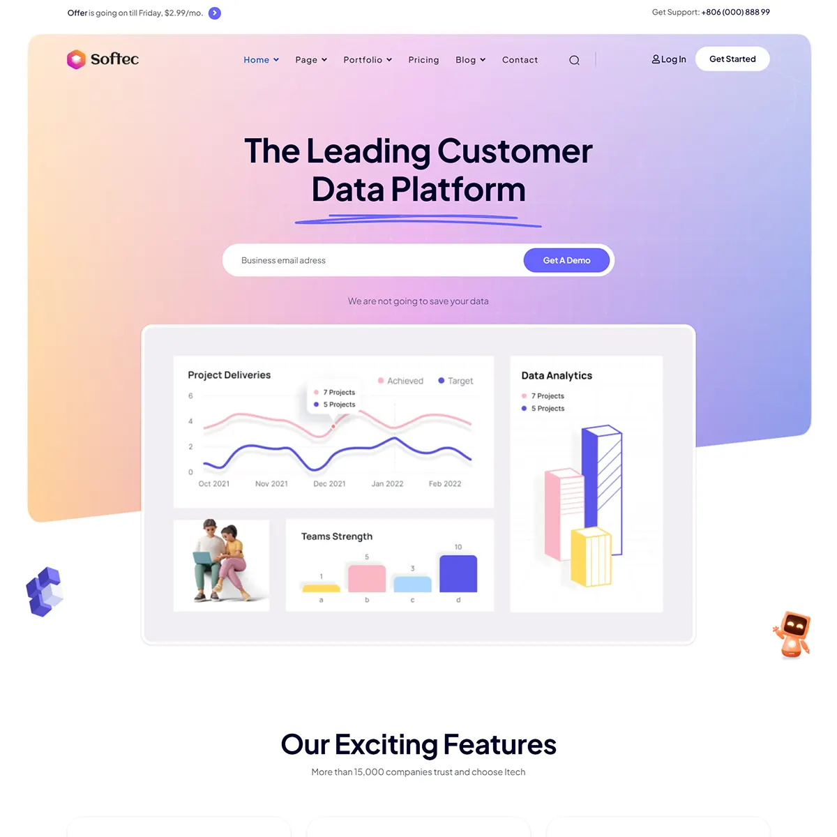Softec - Joomla 5 Software & Technology Template