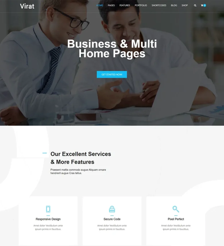 Virat - Joomla 5 Responsive Multi-Purpose Website Template