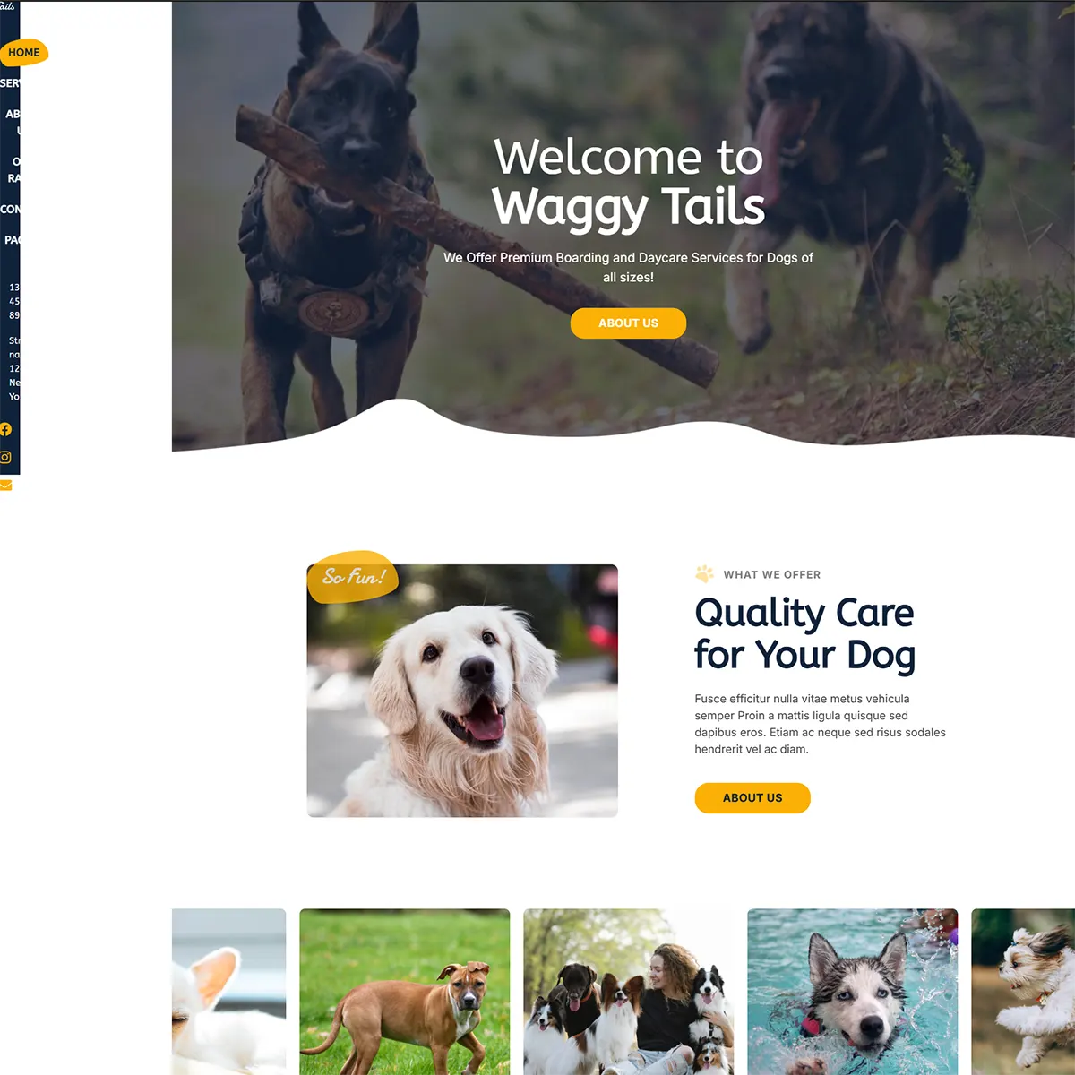 Waggy Tails - Joomla 5 Pet & Animals Business Responsive Template