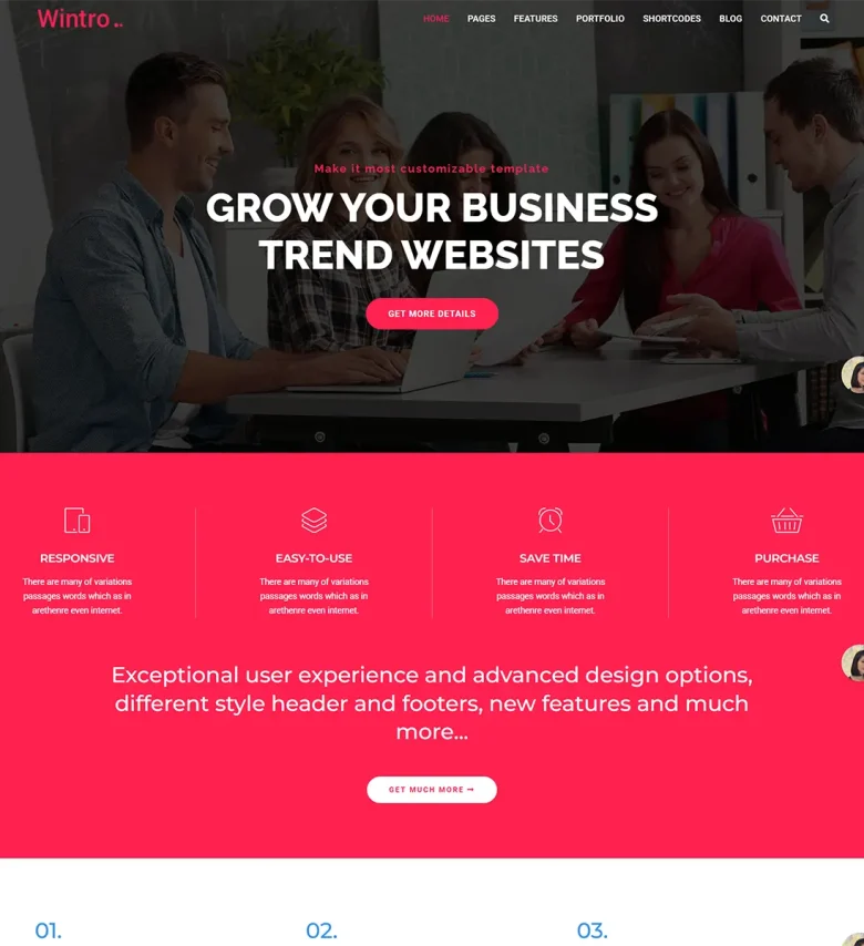 Wintro - Responsive Joomla 5 Template