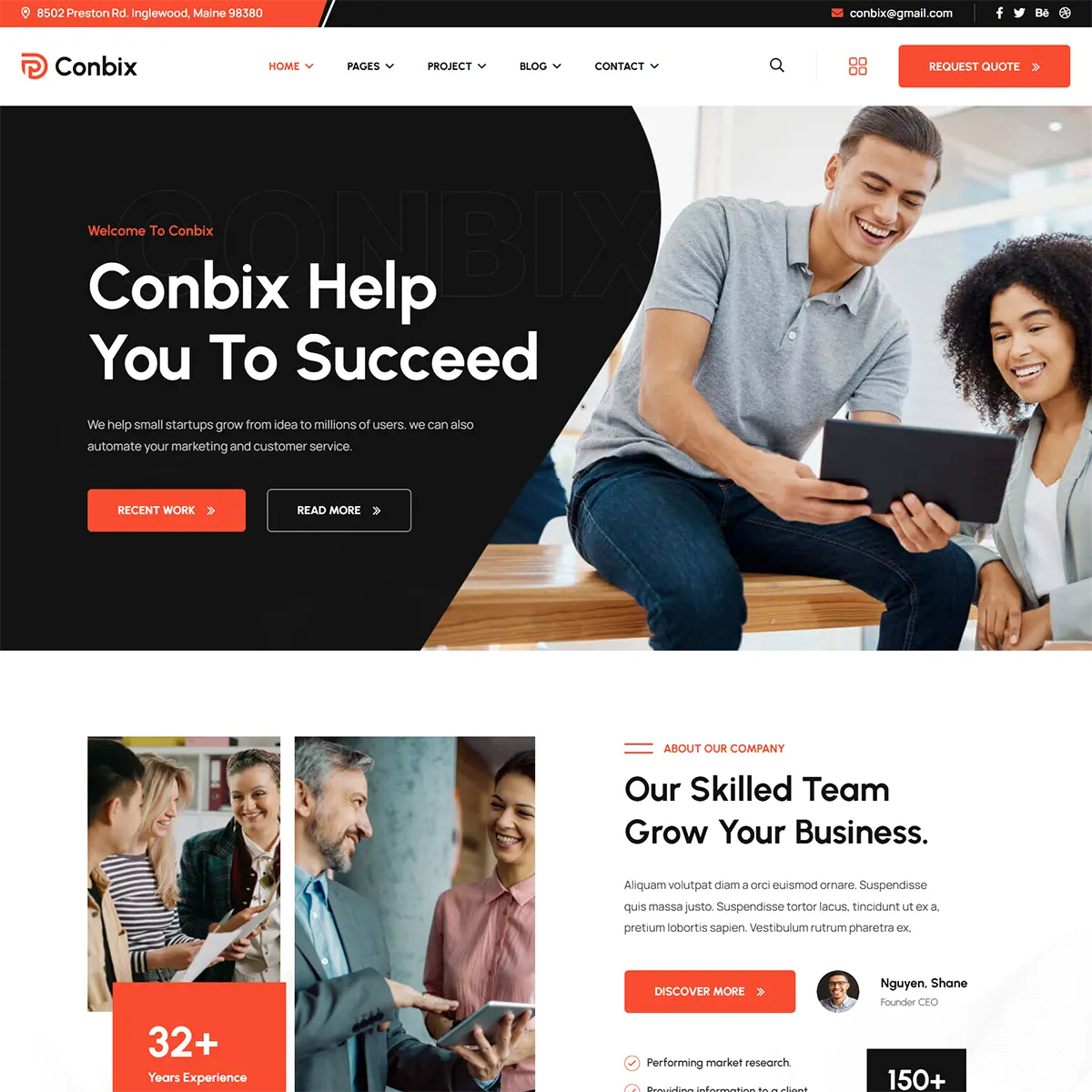 Conbix - Joomla 5 Business Consulting Template