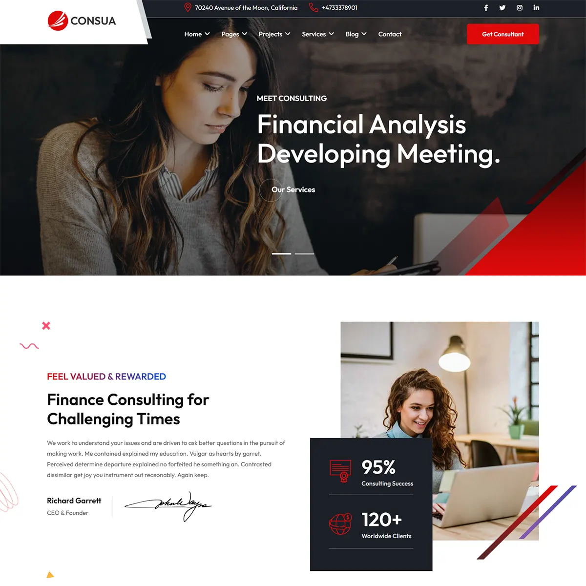 Consua - Joomla 5 Consulting Business Template
